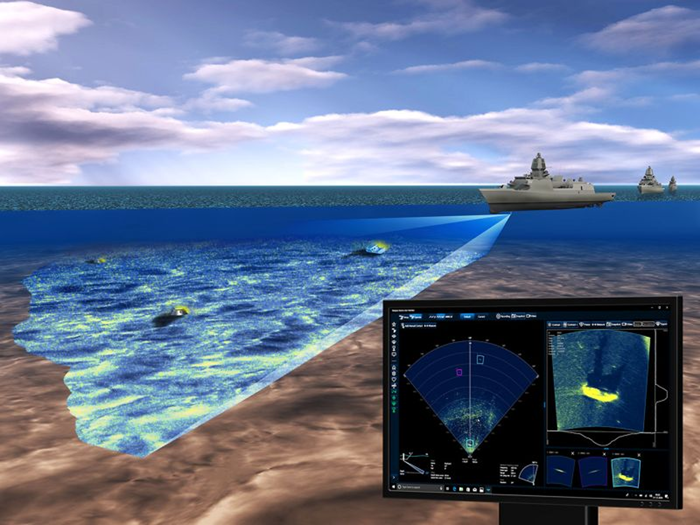 Forward looking sonar interface project visual